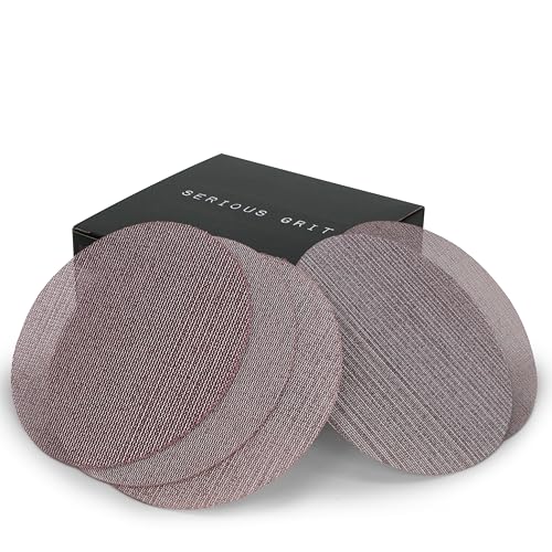 Serious Grit - 6-Inch Ceramic Mesh Discs - P80-240 Assortment - 50 Pack