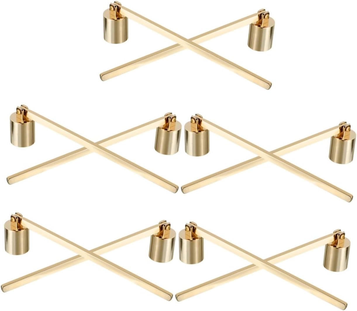 Alipis 10pcs Long Handle Candle Snuffer Wide Head for Easy Wick Extinguishing Home Decor