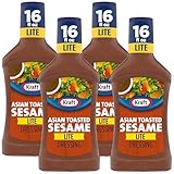 Kraft Light Asian Sesame Dressing (16 oz Bottle) (Pack of 4)