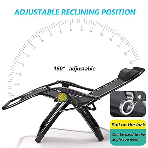 Chaise à bascule portative pliante d'extérieur ultra robuste 200kg - 5