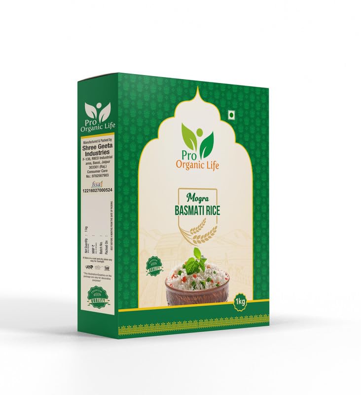 PRO ORGANIC LIFE MOGRA BASMATI RICE-1KG (B0C9MJD9RZ) Amazon Price History, Amazon Price Tracker