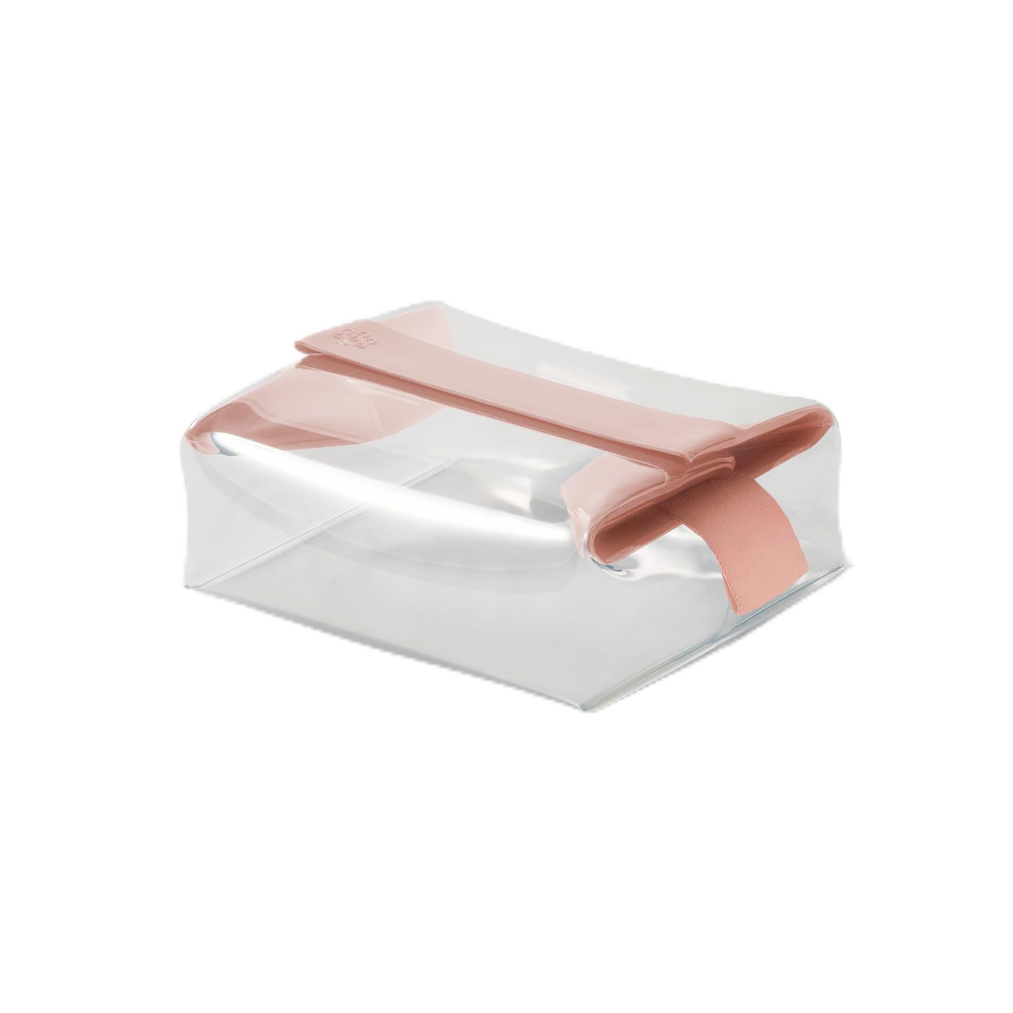 Cadence Parcel - Clear Dopp Kit with Magnetic Closure - Durable and Leak-Resistant Travel Toiletry Kit - TSA-Compliant & Modular Design - Small Hygiene Bag for Travel Essentials - 1 Qt