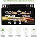 Weize YTX7A-BS High Performance - Maintenance Free - Sealed AGM Motorcycle Battery Compatible with Gas Gy6 Scooter Moped 50CC 125CC