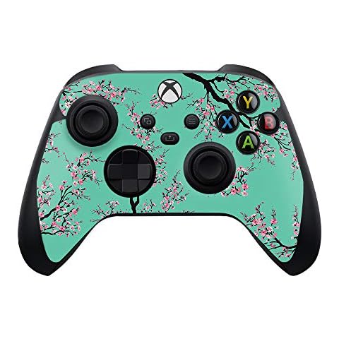 MIGHTY SKINS Skin Compatible with Xbox Series X and S Controller - Cherry Blossom Tree | Protective, Durable, and Unique Vinyl Decal wrap Cover | Easy to Apply and Change Styles | Made in The USA Cover