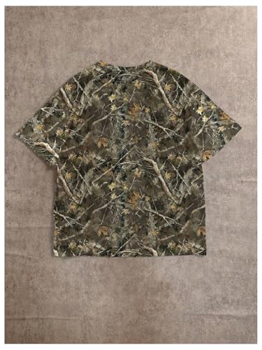 Girl's Vintage Camo Print T Shirt Short Sleeve Crew Neck Casual Graphic Tee Tops2