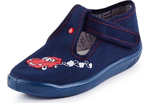 Ladeheid Zapatillas Zapatos Calzado Unisexo Niños LARW003 (Azul Marino, 18 EU)