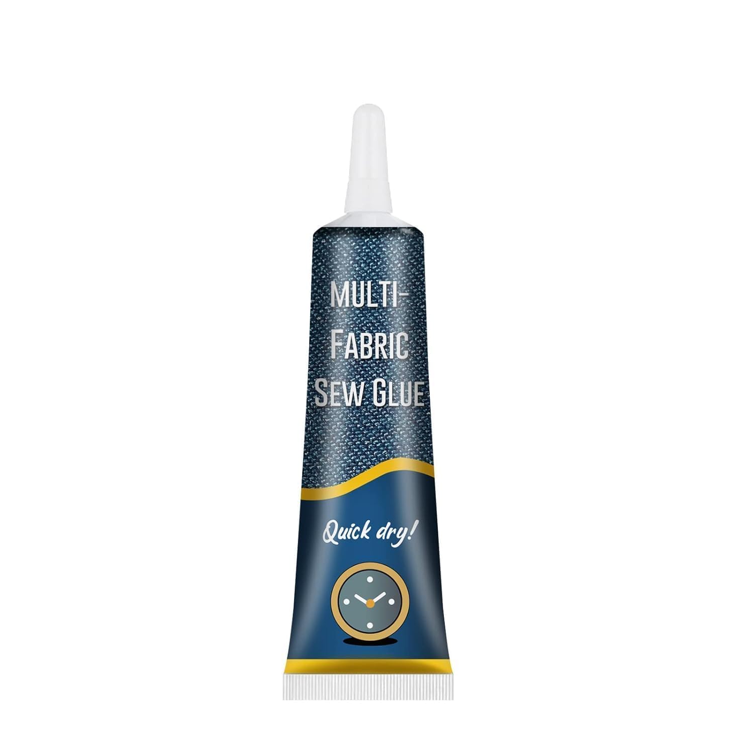 Fabric Adhesive Glue Strong Bond Clear Drying Waterproof Sew Glue | Permanent Washable Textile Repair Adhesive for Clothes Patches All Fabrics Craft Sewing Repair Work 50ML Bottle-image-1