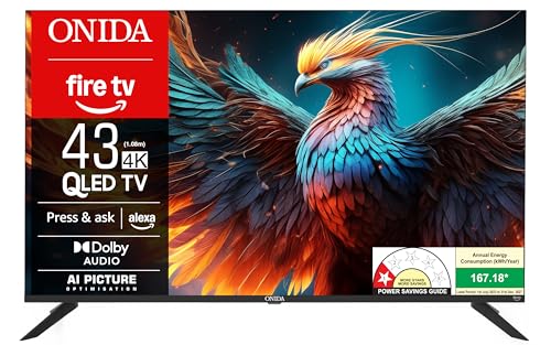 Image of Onida 108 cm (43 inch) QLED Ultra HD 4K Smart Fire TV Q43UFD