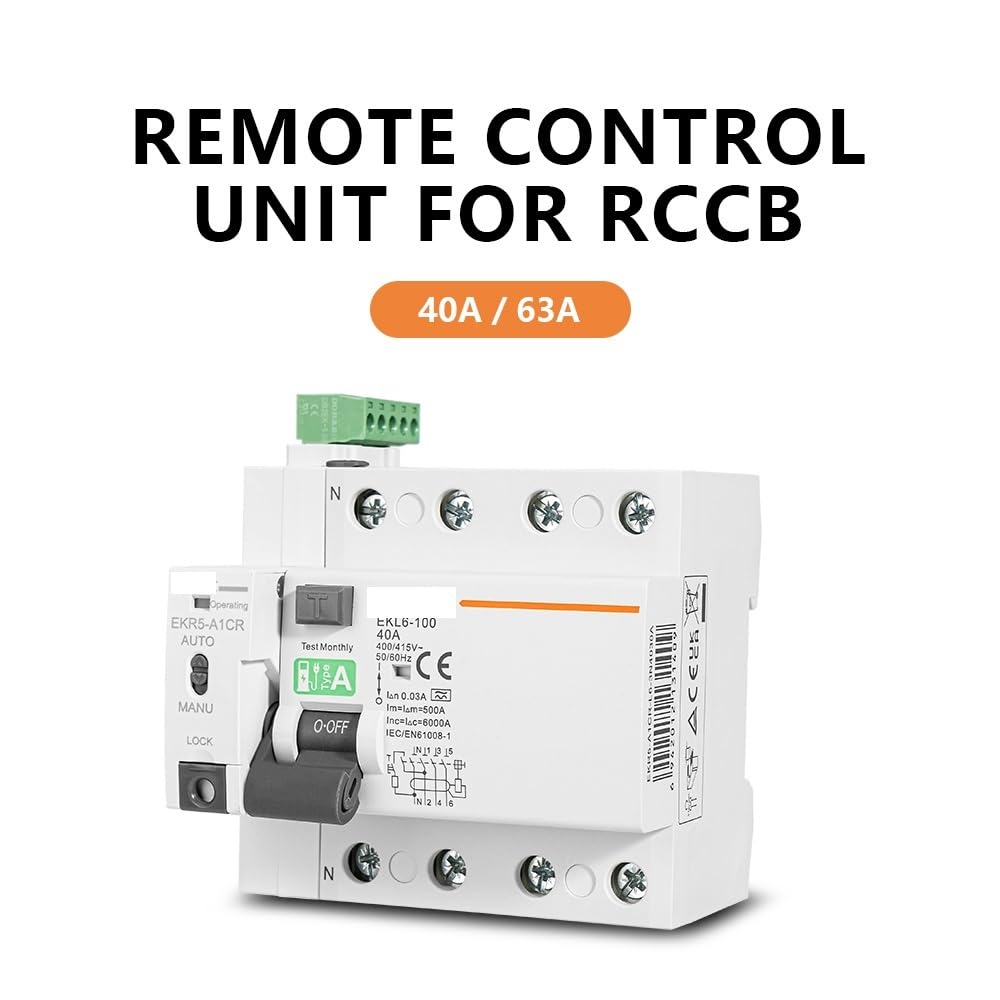 Magnetotermico unità di Controllo remoto for RCCB - 63A/40A, 400-415V AC(4,40A)