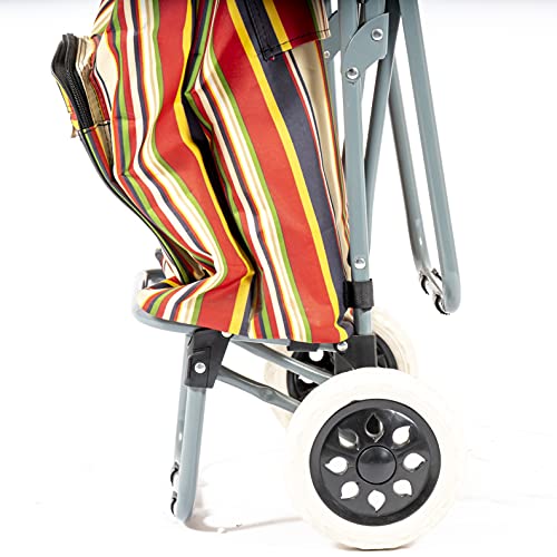 NRS M78731 Freizeittrolley mit ausklappbarem Sitz - Einzelne Rollen – Bild 6