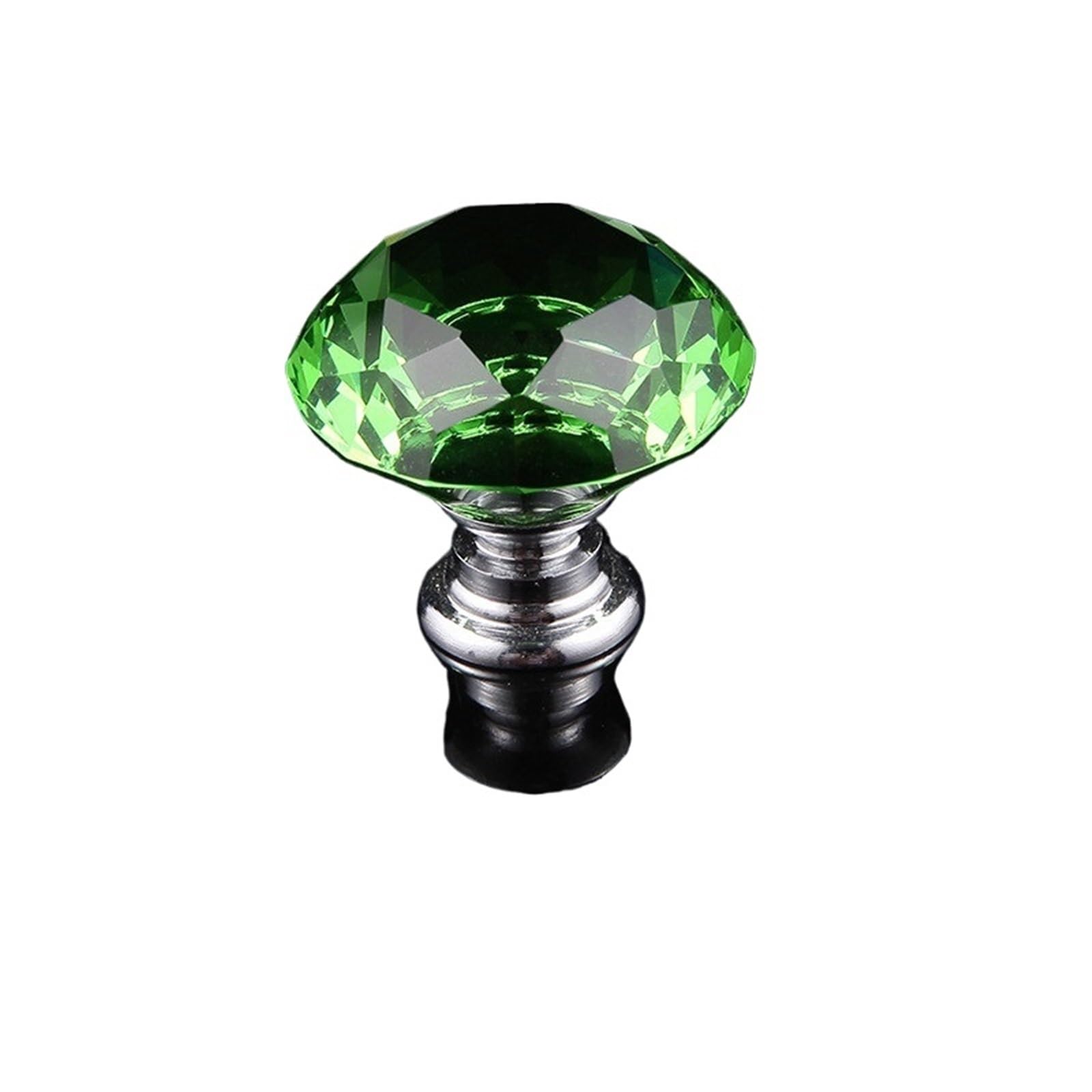 MWAHJU 6pcs 30mm Colorful Crystal Glass Knobs for Cupboard