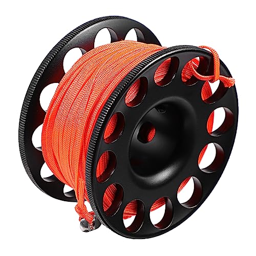 BESTonZON 1 set Guide Line Spool Durable Diving Buoy Reel with Smooth Edge Compact Lightweight Scuba Diving Equipment for Easy to Use Signal Buoy Tool