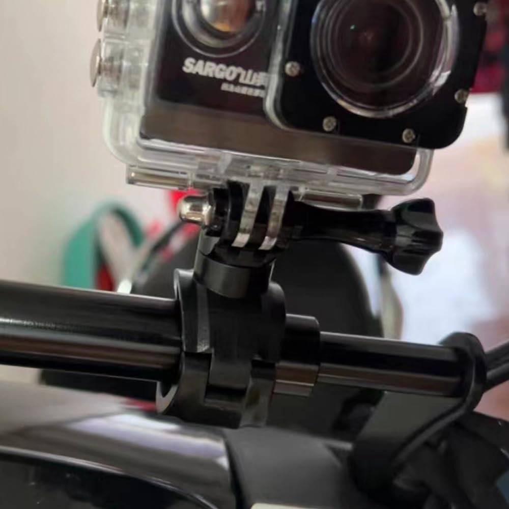 Soporte para Manillar de Bicicleta,Soporte para Bicicleta para Cámara de Acción,Soporte de Deportiva Camara para GoPro Hero