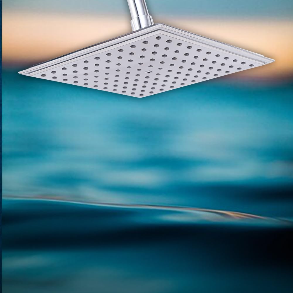 MILA Sleek Rain Shower - MSXX0307CM, Shower Head surface with Chrome Rain Shower Head, Single Function, Rain flow per minute: 13L(0.3Mpa/16L (0.5Mpa), 210 * 210mm (B0CYPT5HGB) Amazon Price History, Amazon Price Tracker