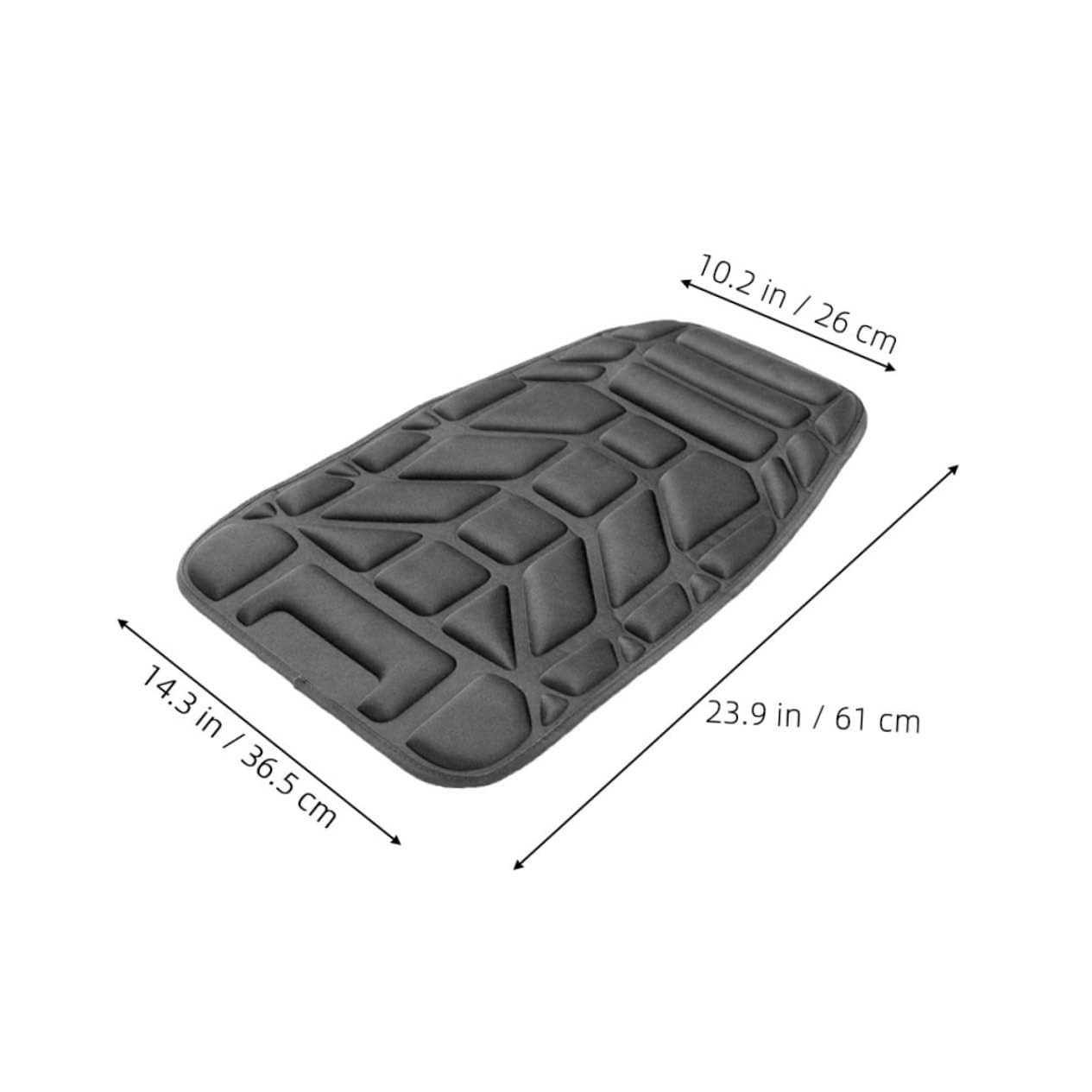Gatuida Motorradsitzpolster Schwarz PVC Atmungsaktiv für Motorrad und ATV | Ersatz Atv Modifikationskissen, Bequem und Luftdurchlässig, Passgenau für Beach Bike