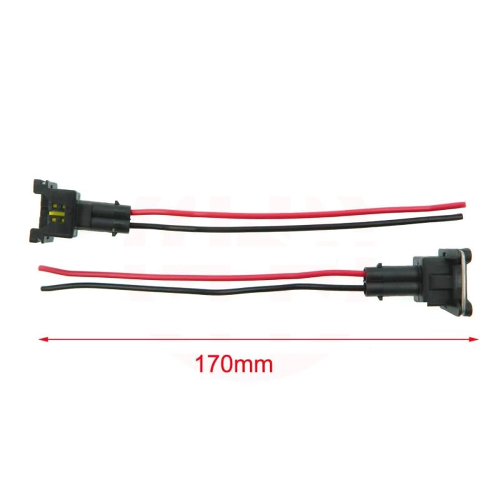 Zestaw wodoodpornych wtyczek wtryskiwacza paliwa EV1 pasuje do Bosch 440cc 650cc 850cc 1000cc z bolcem i przewodem(10pcs)