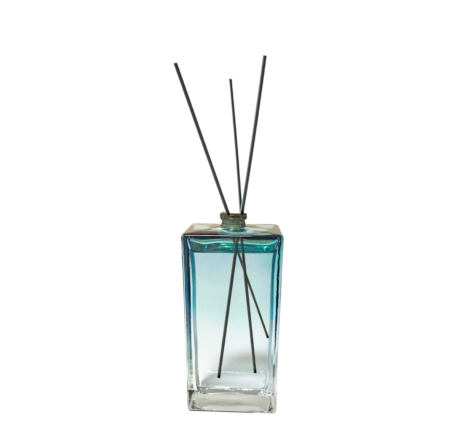 Bella Aria by Just Us Chix, Fragrant Reed Diffuser, 100ml Rectangle Glass Bottle with 5 Reeds (Summer Sea Breeze)