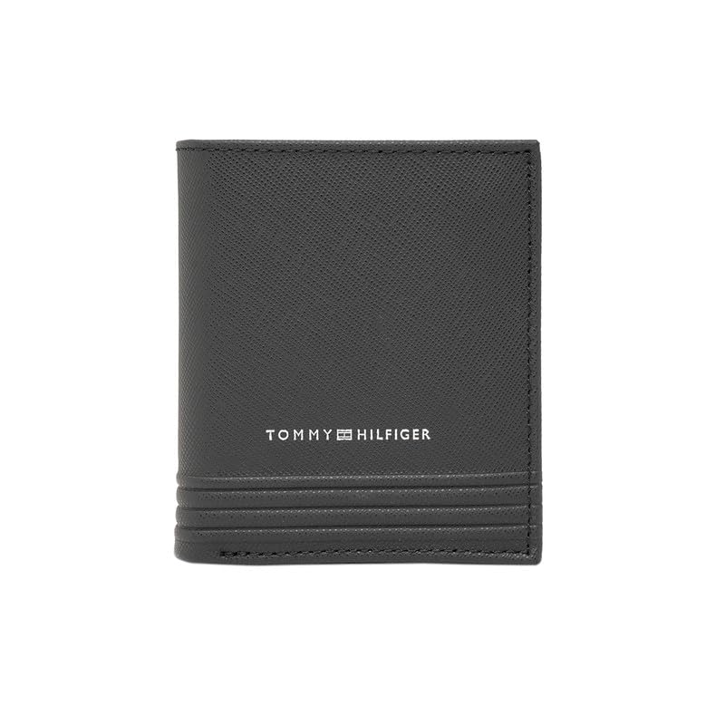 Men's Leather Trifold Wallet Colina - Black | Compact High-Capacity Design with 6 Card Slots & 1 Compartments | Stylish Purse of Gents-image-28