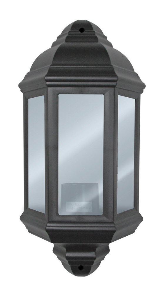 B&Q -  Hl60B Half Lantern Black
