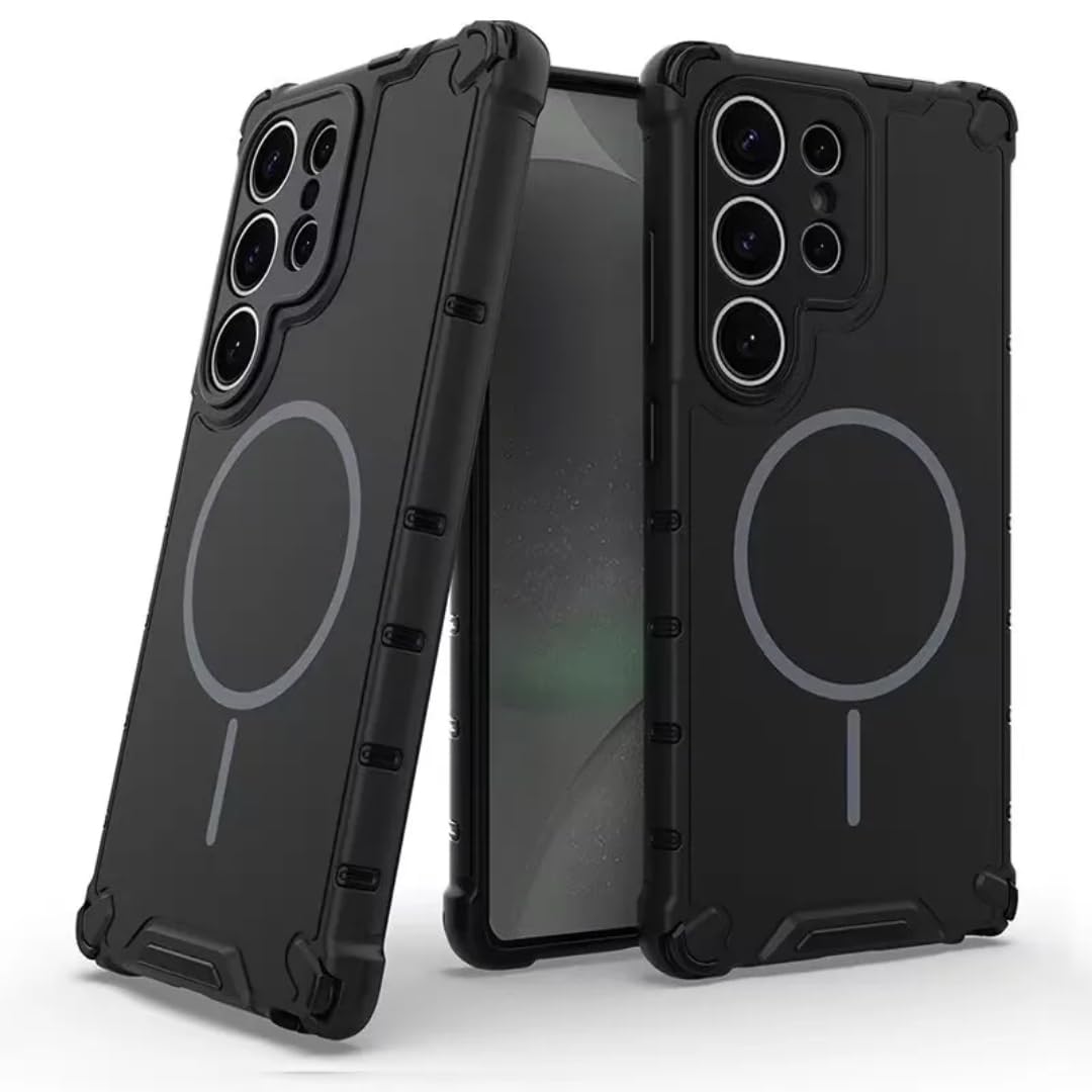 Coque luxueuse et tendance pour Galaxy S25+ noire premium - 8