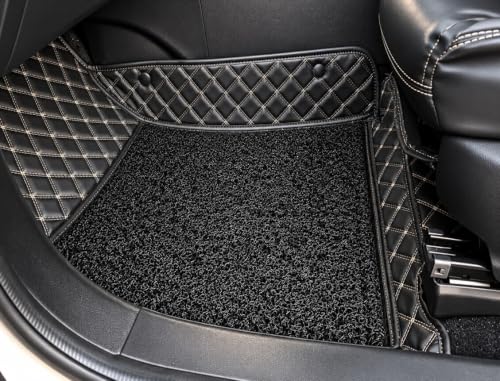 Image of 7D Car Foot Mat for Maruti Suzuki S-Cross 2015 to 2018 | Black