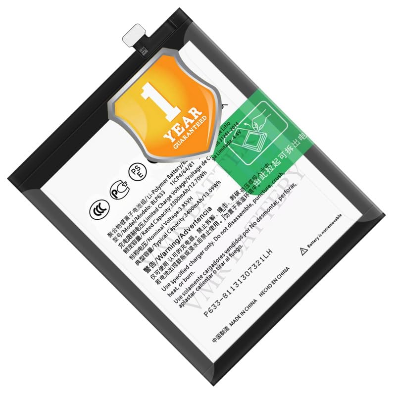 Image of Original BLP633 Battery Compatible for OnePlus 3T (A3003, A3010) - (3400mAh) - 1 Year Warranty K7