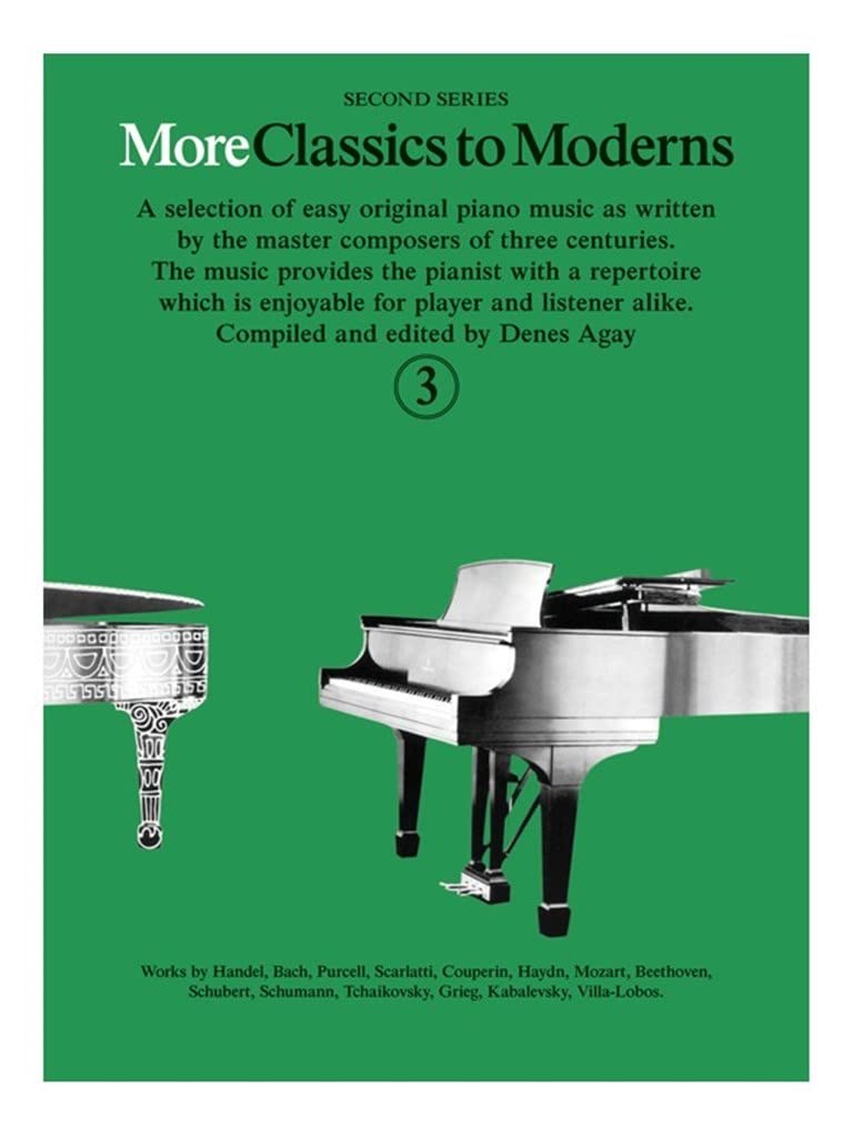 More Classics To Moderns 3. Piano Solo.