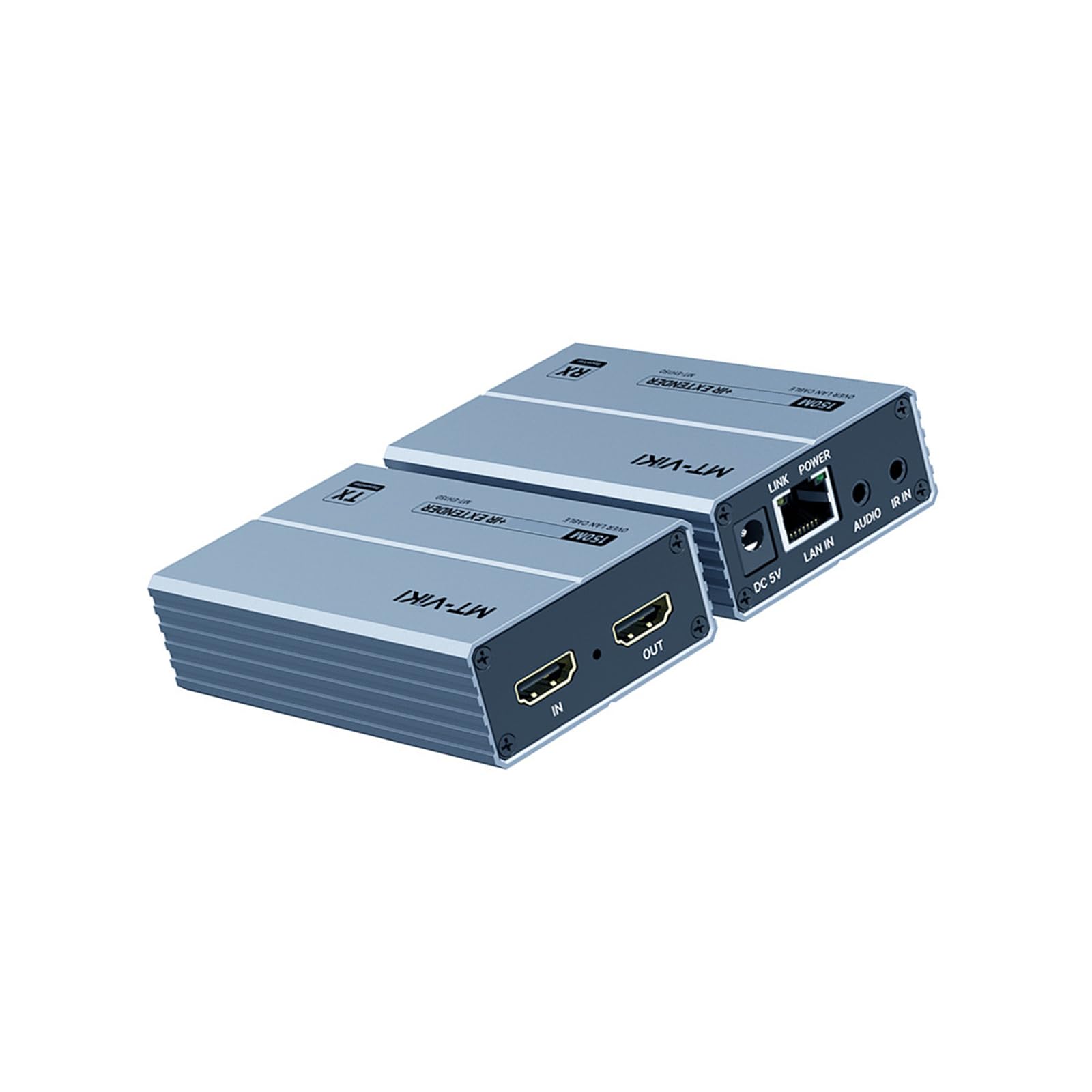 Long Ranges HDTV Extender Via Ethernet 150m 1080P IR Remote Controls LoopOut and Sound Video Synchronization HDTV Over Extender with Ir