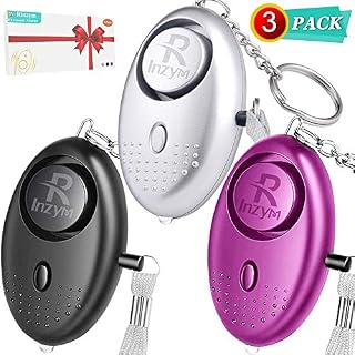 Personal Alarms For Women Rinzym -【Self-Defense】140DB Safesound Emergency Alarms, Compact Carry Alarms Keychain