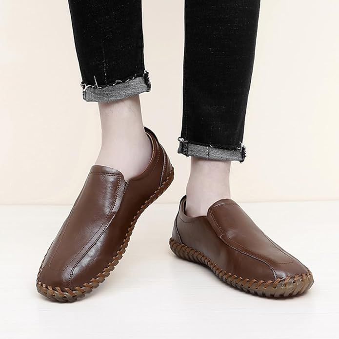 Men's Loafers Lightweight Driving Shoes Slip On Casual Penny Loafers Sandals Closed Toe Breathable Lightweight Sandals2