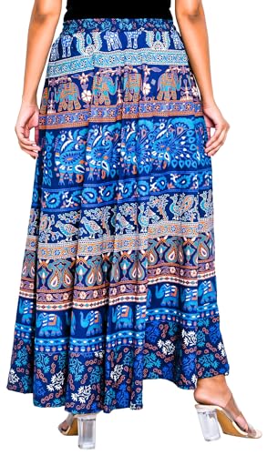 Image of Premium Cotton Skirt for Women with Pocket, Free Size