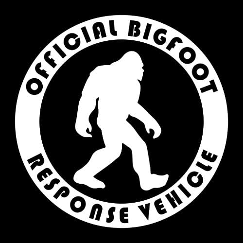 Official Bigfoot Response Vehicle Funny Decal Vinyl Sticker|Cars Trucks Vans Walls Laptop| White |5.5 x 5.5 in|CCI1493 image 3