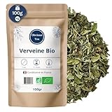 Feuilles de Verveine Bio en Vrac - Herboristerie et Tisane Relaxante - Aloysia Citriodora Palau - Agriculture Biologique - Conditionné en France - Sachet 100 g (50 Tasses)