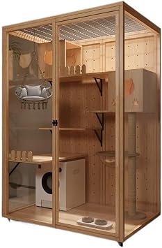 Cat Cage Panorama Cat Villa Luxury House Spacious Indoor Cage Pet House