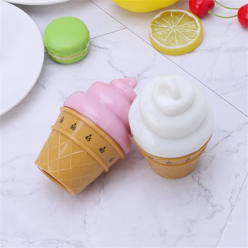 minutnik, Ice Cream Machinery Kitchen Timer Cooking Countdown Clock Gadgets(Argento)