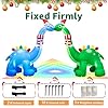 SIKADEER 12FT Christmas Inflatable Dinosaur Arch with Bright LED Lights, IP68 Waterproof Fan, Large Blow Up Outdoor Christmas Archway Yard Decoration for Holiday, Lawn, Party, Garden #2