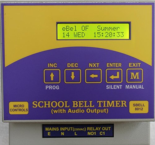 Micro Controls Automatic School Bell Controller with Traditional Sound ...