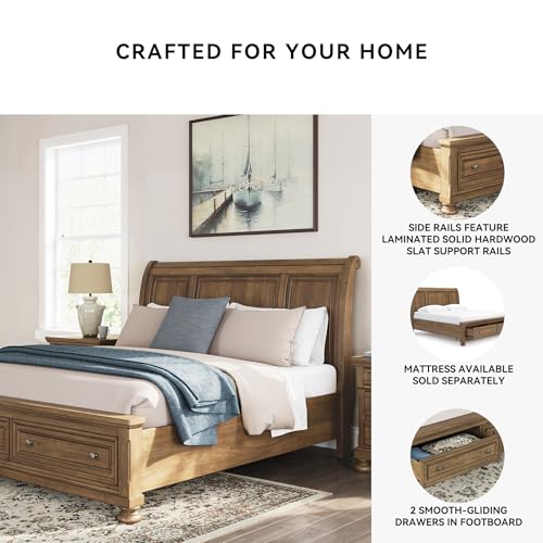 Image of Signature Design by Ashley King Storage Sleigh Bed