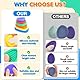 Fidget Toys Sensory Stones, 6 Stück Sensorik Spielzeug Anti Stress Spielzeug Stressabbau Erwachsene Antistress Worry Stone Fidget Toys Kinder für Erwachsene Konzentration Kinder Schüler ADHS Autismus