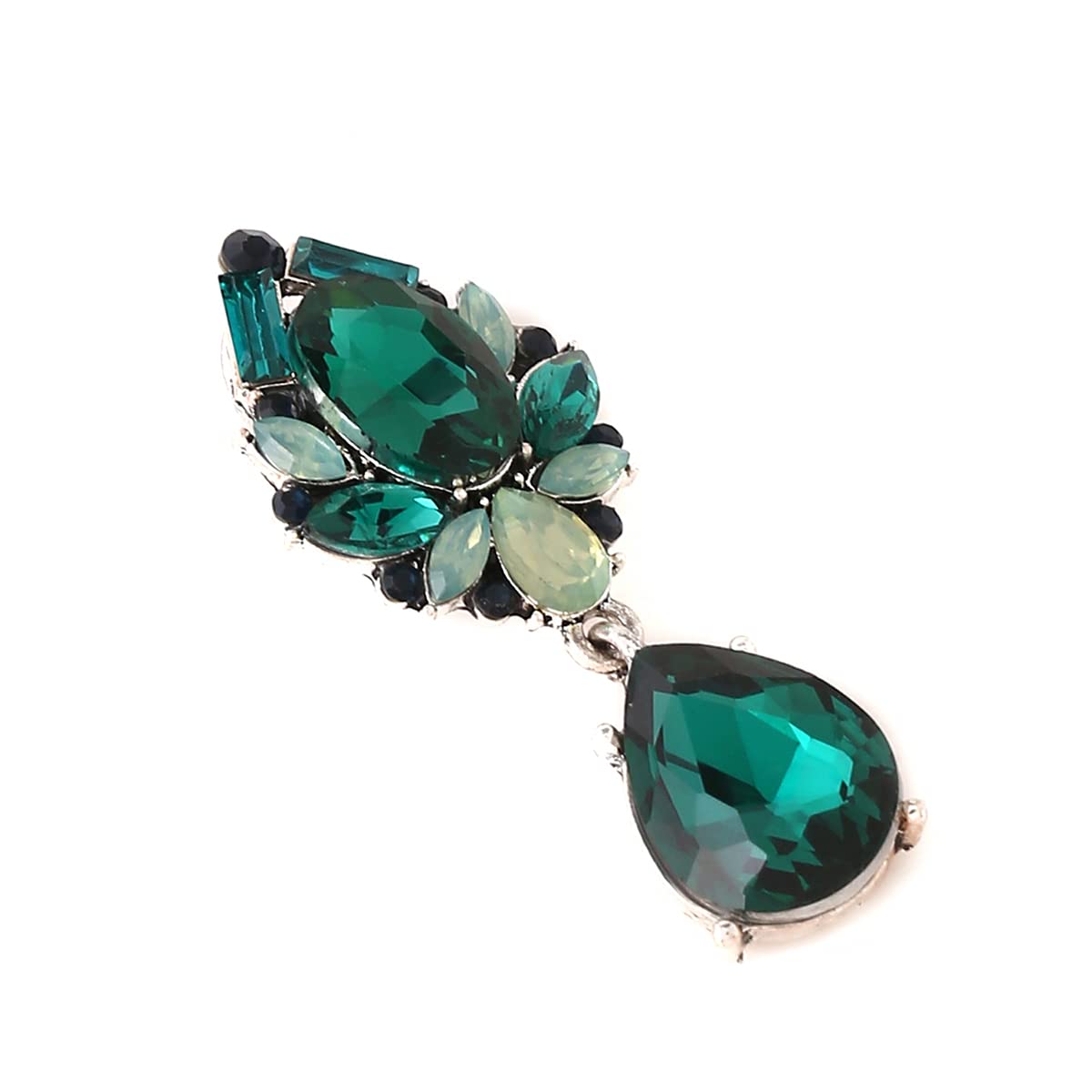 Crystal Tear Drop Earrings