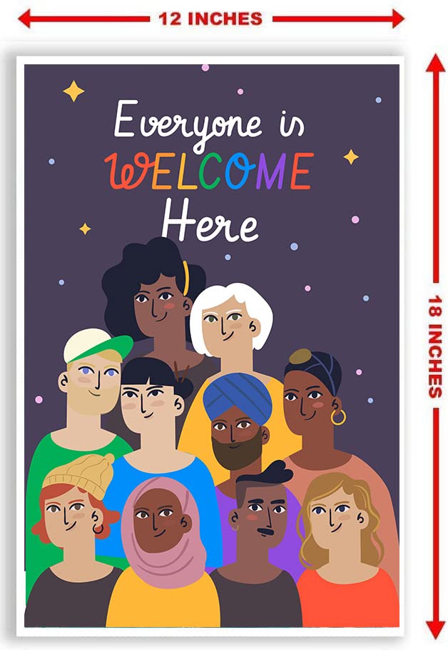 Amazon.com: Equity Posters for Classroom - Everyone is Welcome