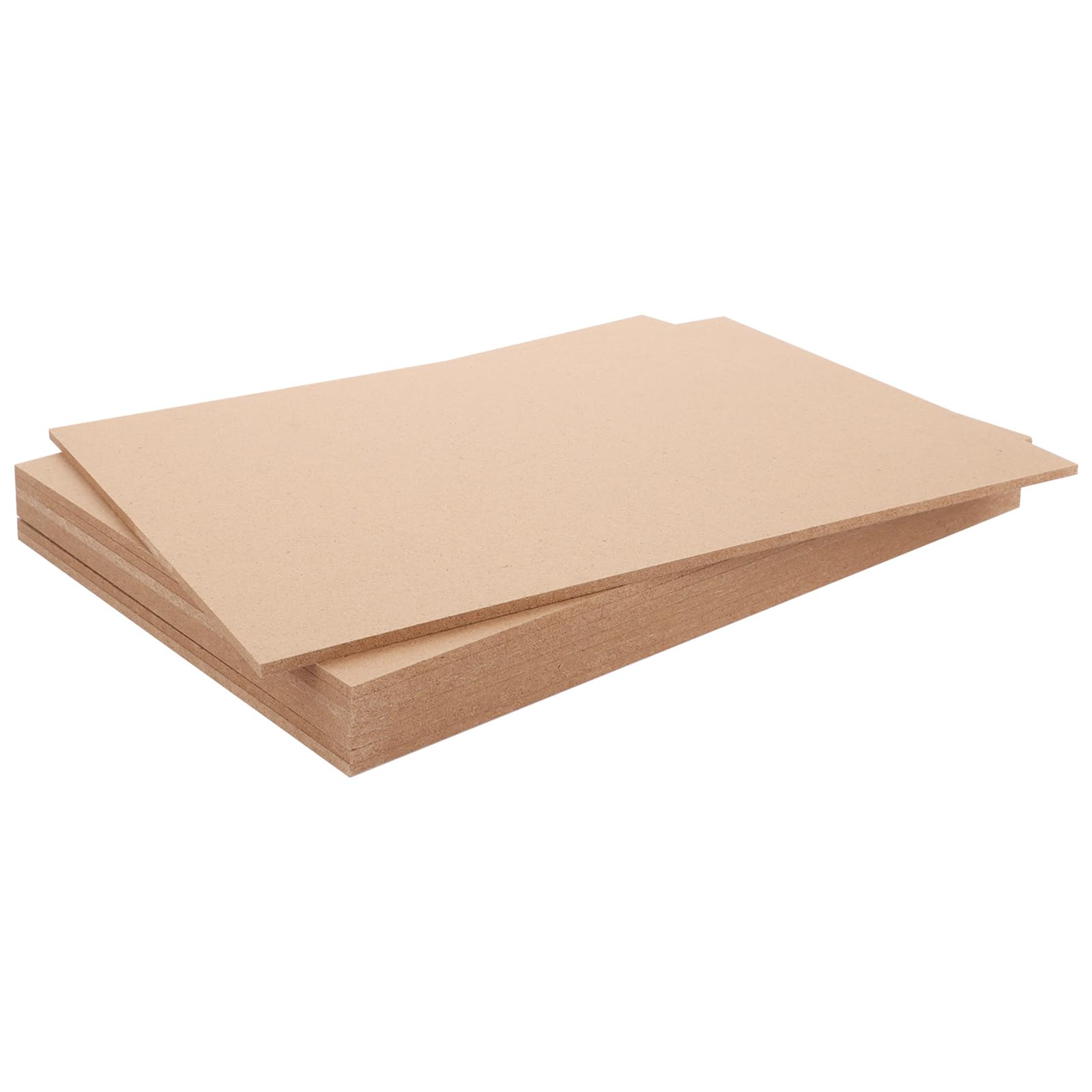 Lot de 10 planches en bois MDF A3 de 6 mm d'épaisseur, 42 x 30 cm, feuilles vierges en MDF pour peinture, modélisation, gravure, chantournage, arts