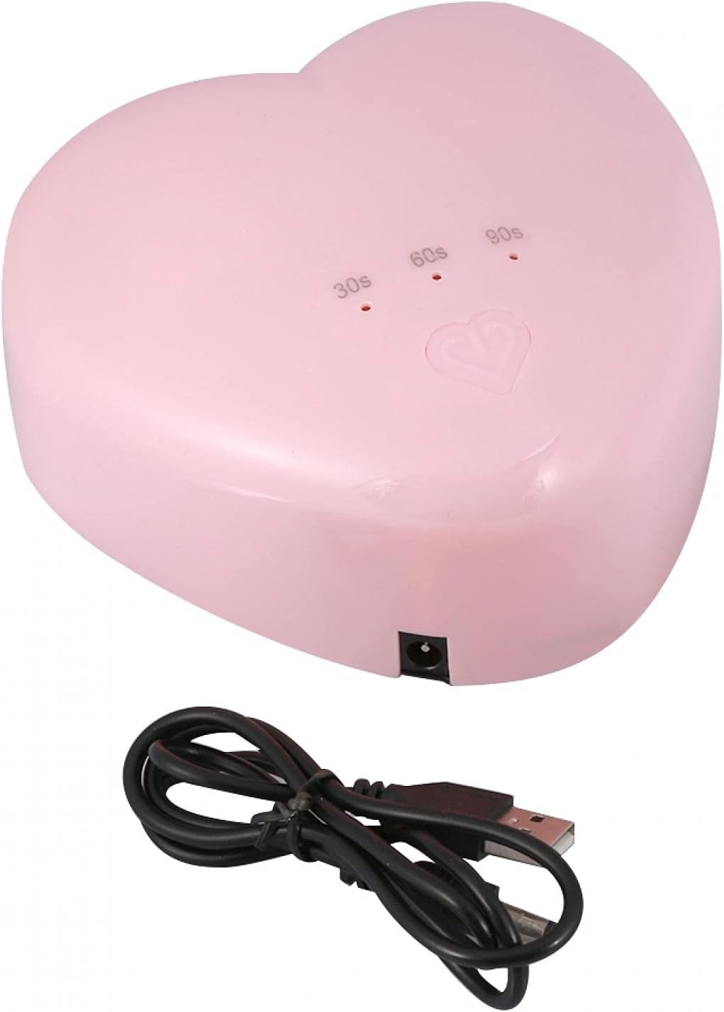Ubersweet® No Dead-Zone Nail Dryer Machine, 3 Timer Settings UVLED Nail Dryer, Double Light Sources 18W Practical for UV Gel Extension Gel or Led Gel Nail Art(pink) ||