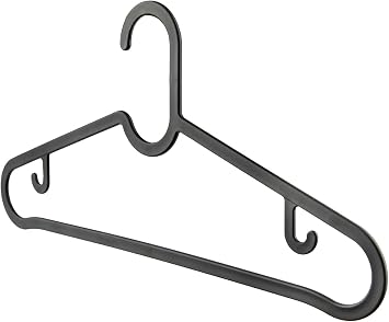 Mithra Life 10 Adet Dolap İçi Elbise Askısı,Pantolon,Gömlek,Ceket,Etek Askısı,Gardrop İçin Slim Plastik Askı (10 Adet) MIT1128