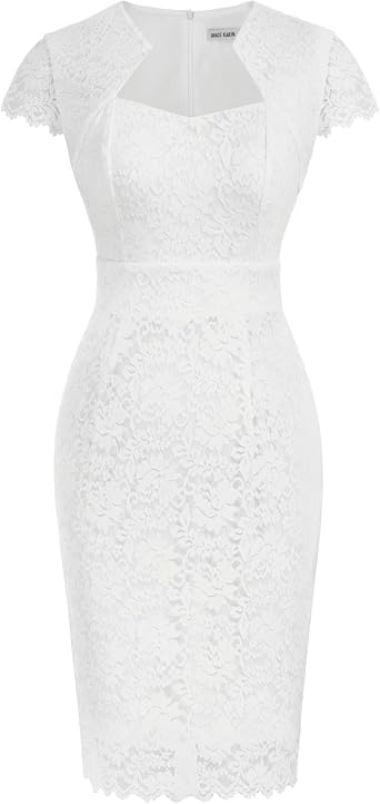 GRACE KARIN Cocktail Dresses for Women Cap Sleeve Lace Dress