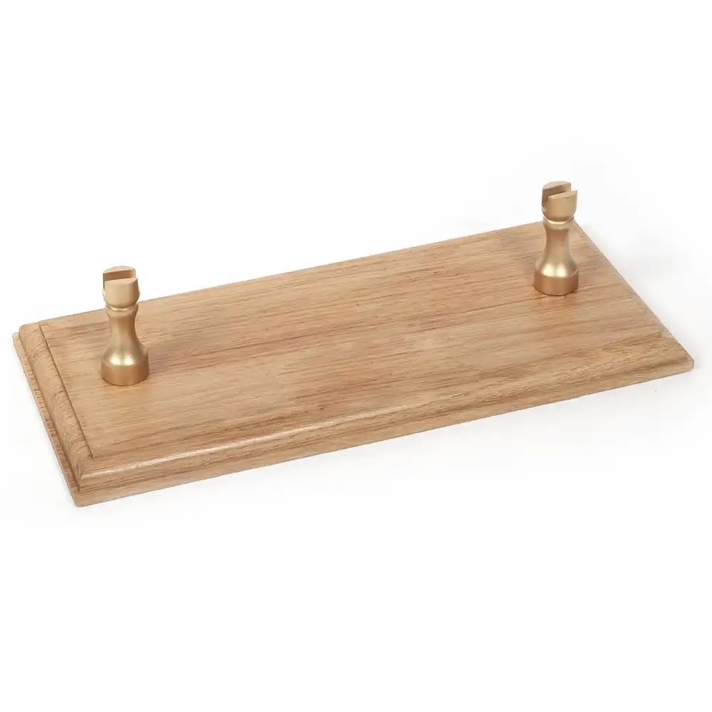 Occre 19164 Solid Oak Display Stand + 2 Laminated Cast Supports 250 x 120 x 15 mm