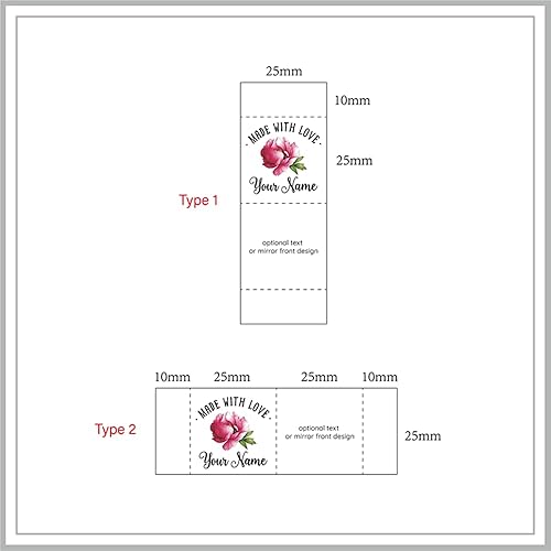 Miniatura 7 de Etiquetas de coser personalizadas para coser en ropa, etiqueta de sarga personalizada, etiquetas de coser personalizadas con nombre, regalo de