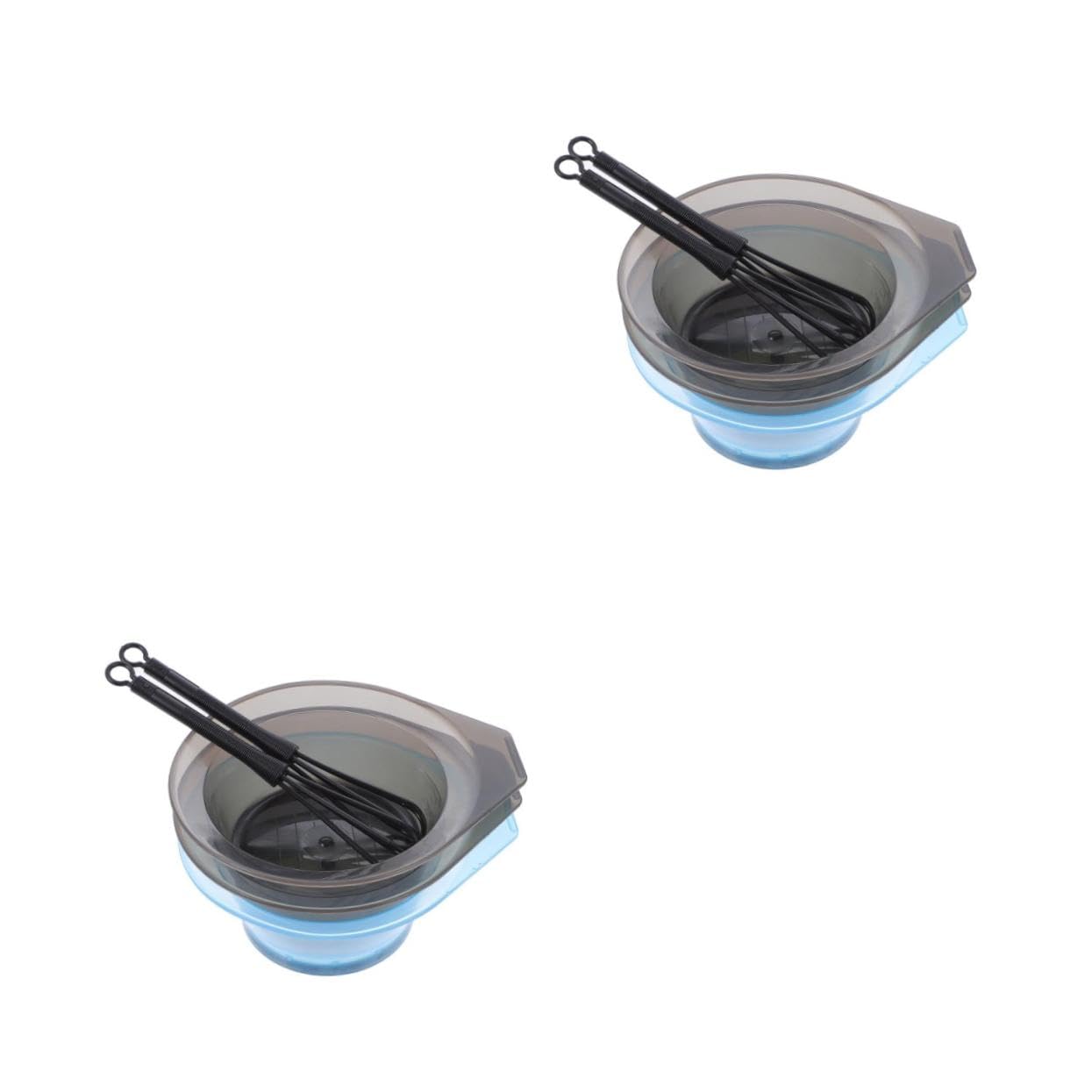 VICASKY 2 Sets Salon Hair Dye Bowl Stirring Stick Hair Coloring Mixing Bowl Set