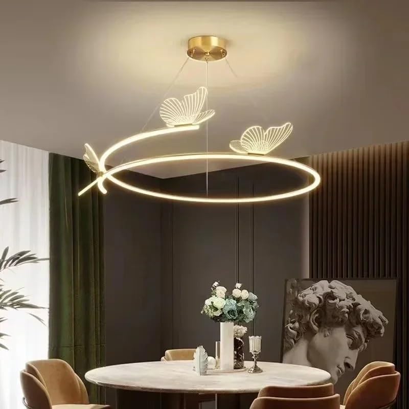 Plafonnier LED en cristal D60cm lustre de luxe design nordique moderne salon