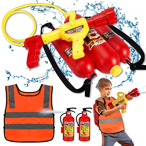 Water Gun Backpack Water Shooter with Tank Summer Outdoor Swimming Pool
